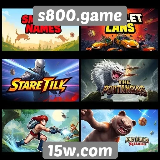 Destaques dos jogos mais populares no s800.game